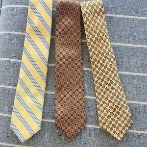 Jos. A. Bank Yellow and Brown Tie Collection